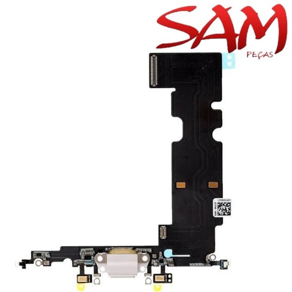 CONECTOR COM FLEX/PLACA IPHONE 8 PLUS