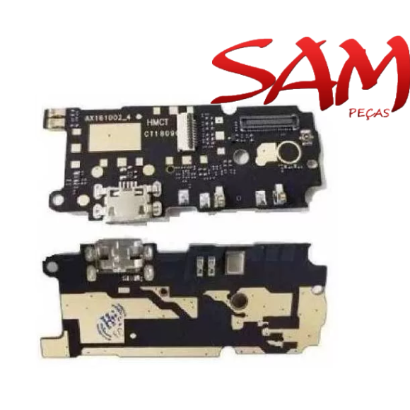 CONECTOR COM FLEX/PLACA REDMI NOTE 4