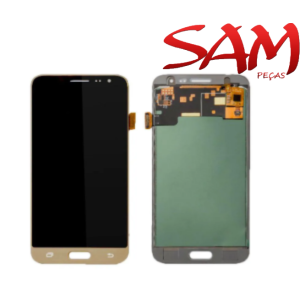 FRONTAL SAMSUNG J3 INCELL DOURADO