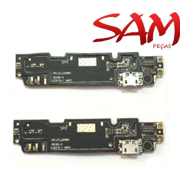 CONECTOR COM FLEX/PLACA MI NOTE 2