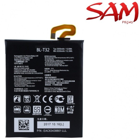 BATERIA LG K11 PLUS/K11 - T36